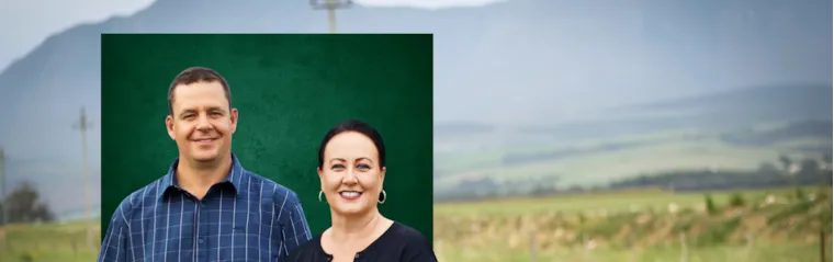 Johan and Lien, your local property experts in Riversdale, South Africa