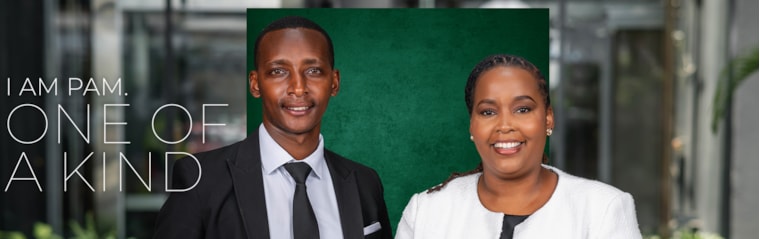 Rosetta and Dennis, your local property experts in Upper Hill, Kenya